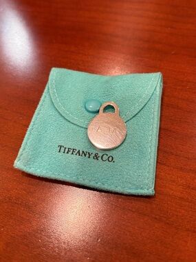 Vintage Tiffany & Co pendant/charm with initials engraved “A.M.” monogram AM